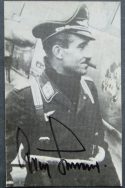 Generalleutenant Adolf Galland Luftwaffe signed photograph