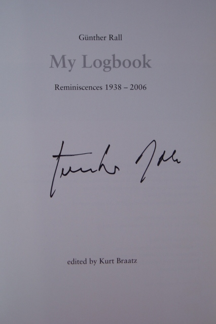 My LOGBOOK ~ Gunther Rall