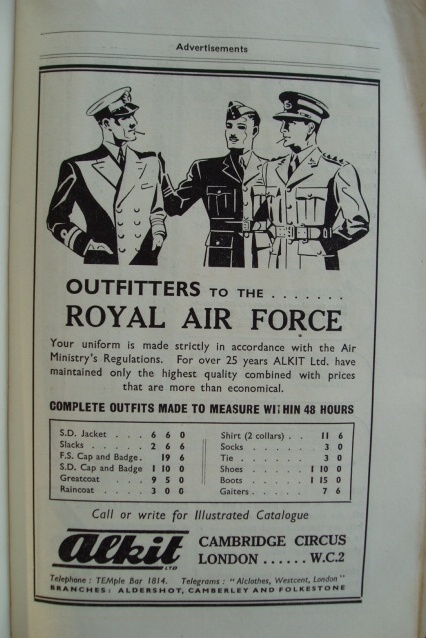 The AIR FORCE LIST ~ November 1939